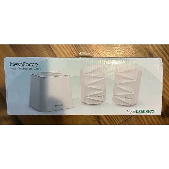 NEW Meshforce Mesh WiFi System M3 (2023 Model) FREE Gift - Picture 3 of 13